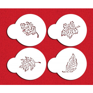 Designer Stencils Leaf Collection Cookie tops