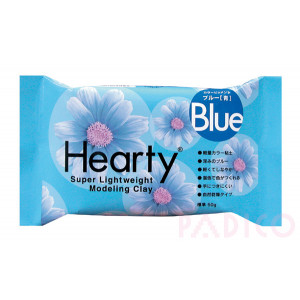 hearty, padico, japan, modelling, modelleren, modeleren, clay, klei, luchtdrogend, airdry, blauw, blue, hobby, kaarten, scrapbook, ASHRTY-BL