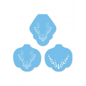 JEM Cymbidium Orchid - Stencil Set of 2