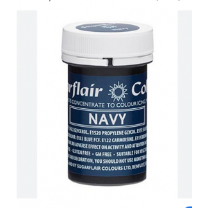 navy, marine, paste, voedselkleurstof, spectral, sugarflair, A111, pasta, colour, color, kleur, kleurstof, blue, blauw, blau, bleu, 0610370673430