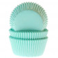 House of Marie Baking cups Mint Green - pk/50